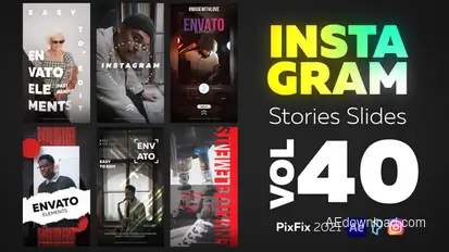 Instagram Stories Slides Vol. 40 Product Promo template preview