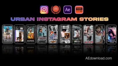 Instagram Stories Urban Product Promo template preview