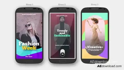 instagram Stories V.4 Openers template preview