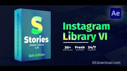 Instagram Stories VI Product Promo template preview