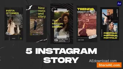 Instagram Story & Reel 2 Openers template preview