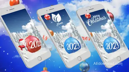 Instagram Story from Santa 3 Titles template preview