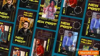 Videohive Instagram Story Photo Frame After Effects Template Elements template preview