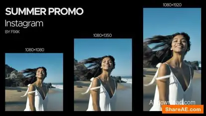Instagram Summer Promo | After Effects Openers template preview