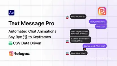 Instagram Text Message Pro Elements template preview