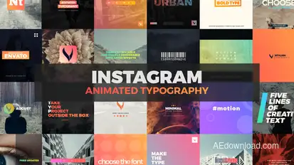 Vertical Promo Titles template preview