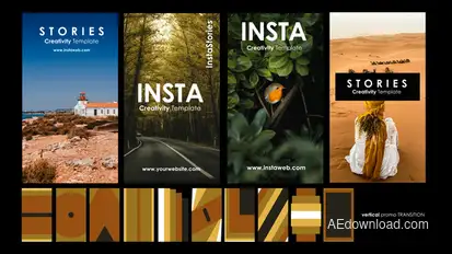 Instagram Vertical Transition Product Promo template preview