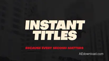 Instant Titles Titles template preview