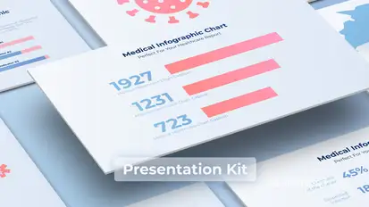 Insurance Infographics - Healthcare Medical Infographics Video Displays template preview