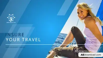 Insurance Presentation // Insurance Company Promo Video Displays template preview