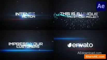 Intense Action | After Effects Openers template preview