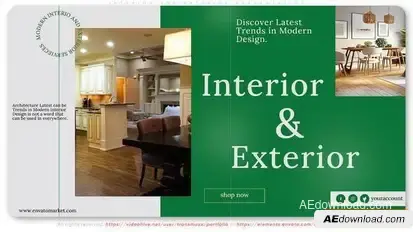 Interior and Exterior Presentation Openers template preview