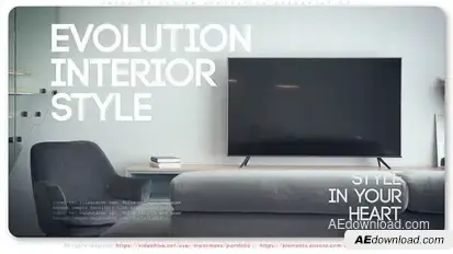 Interior Design Renovation Presentation Product Promo template preview