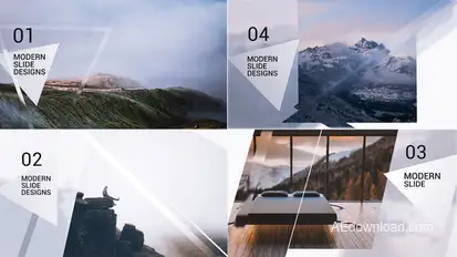 Interior Design Slideshow 2 Video Displays template preview