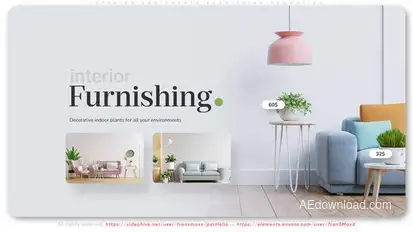 Interior Equipments | Furnishing Promoting Product Promo template preview