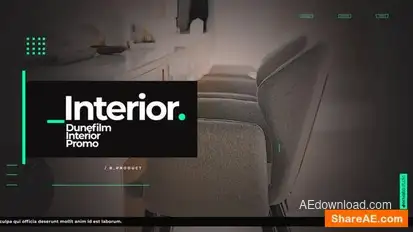 Interior Product Promo Openers template preview