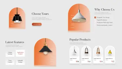 Interior promo Elements template preview