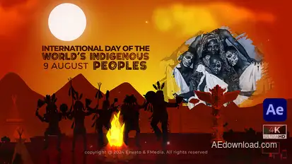 International day of the worlds indigenous peoples Openers template preview