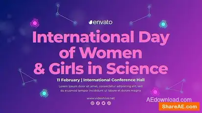 International Day Of Women & Girls In Science Openers template preview