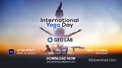 International Day of Yoga Openers template preview