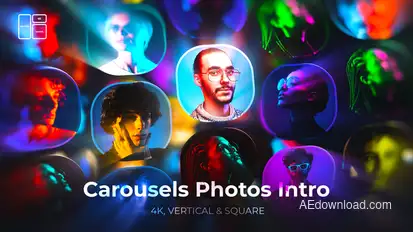 Carousel Slides Openers template preview