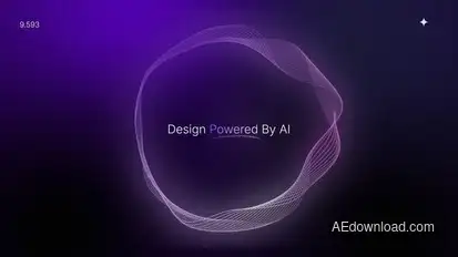 Intro AI Titles template preview