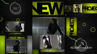 Intro / Outro Openers template preview