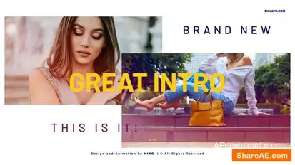 Intro Vlog Photo Logo Openers template preview