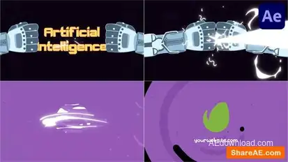 Iron Hands Logo for After Effects Logo Stings template preview