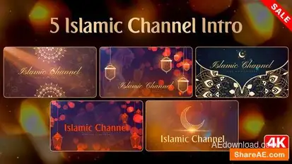 Islamic Channel Intro Openers template preview