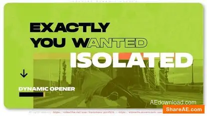 Isolated Dynamic Opener Openers template preview