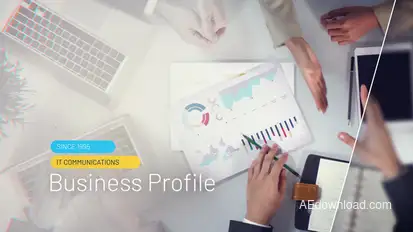 IT Services Companies Presentation Video Displays template preview