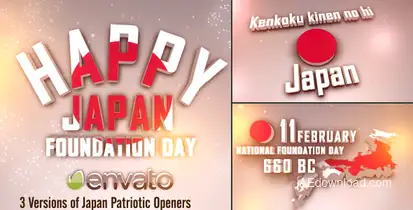Japan Patriotic Openers Openers template preview