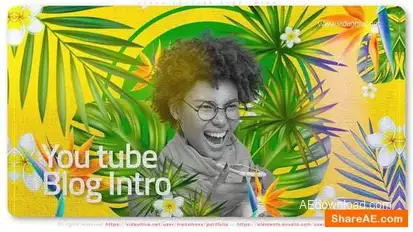 Jenny's Youtube Blog Intro Openers template preview