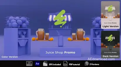 Juice Shop Promo Openers template preview