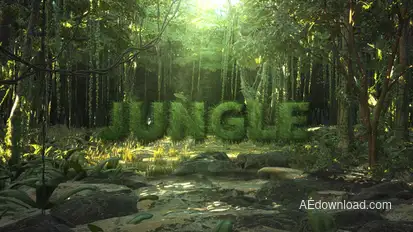 Jungle Title Opener Logo Stings template preview