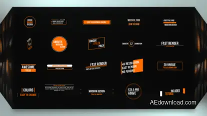 Just Titles Titles template preview