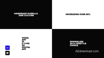 Just Typography 4.0 Titles template preview