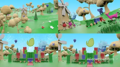 Kids Channel Logo Logo Stings template preview