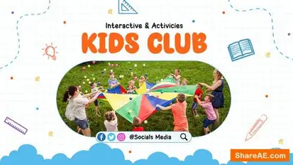 Kids Club Slide Promo Openers template preview
