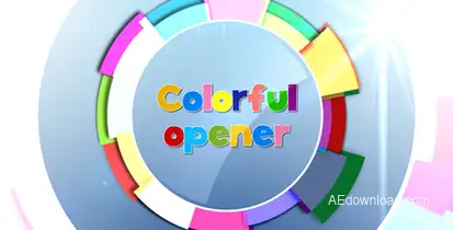 Kids Colorful Opener Openers template preview
