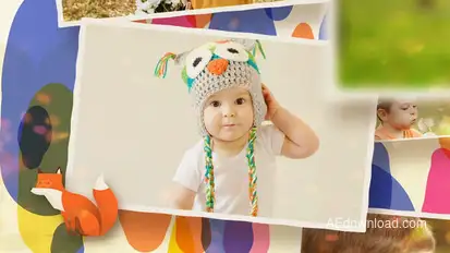 Kids Photo Slideshow Openers template preview