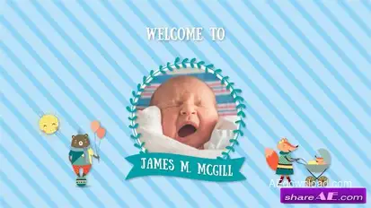 Videohive Kids Slideshow Video Displays template preview