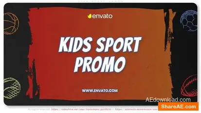 Kids Sport Promo Openers template preview
