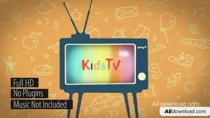 Kids TV Cartoon Opener Openers template preview