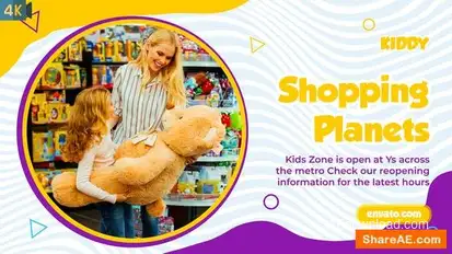 Kids Zone Slideshow Openers template preview