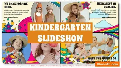 Kindergarten Slideshow Openers template preview