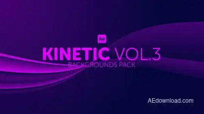 Kinetic Backgrounds 3 Elements template preview