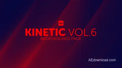 Kinetic Backgrounds 6 Elements template preview