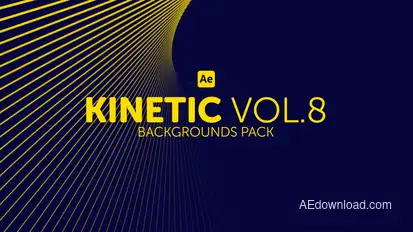 Kinetic Backgrounds 8 Elements template preview